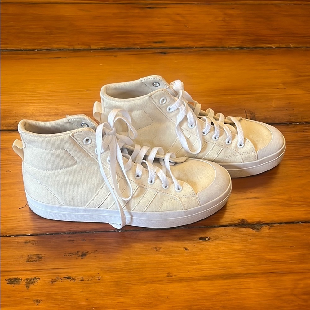 Adidas High-Top Canvas Sneakers - Picture 4 of 5